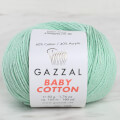 Gazzal Baby Cotton Knitting Yarn, Pale Green - 3425