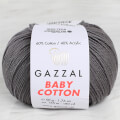 Gazzal Baby Cotton Knitting Yarn, Smoked Grey - 3450