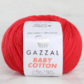 Gazzal Baby Cotton Kırmızı Bebek Yünü - 3443