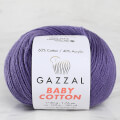 Gazzal Baby Cotton Mor Bebek Yünü - 3440