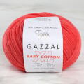 Gazzal Baby Cotton XL Baby Yarn, Red - 3418XL