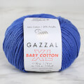 Gazzal Baby Cotton XL Knitting Yarn, Blue -3421XL