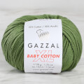 Gazzal Baby Cotton XL Yarn, Green - 3449XL