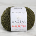 Gazzal Baby Cotton XL Baby Yarn, Khaki Green - 3463