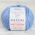 Gazzal Baby Cotton XL Açık Mavi Bebek Yünü - 3423XL