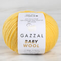 Gazzal Baby Wool Knitting Yarn, Yellow - 812