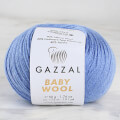 Gazzal Baby Wool Knitting Yarn, Blue - 813