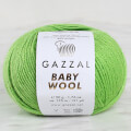 Gazzal Baby Wool Knitting Yarn, Green - 821