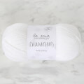 La Mia Diamond Beyaz El Örgü İpi - L001