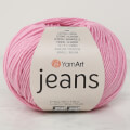 YarnArt Jeans Knitting Yarn, Pink - 20