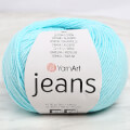 YarnArt Jeans Knitting Yarn, Cyan - 76