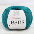 YarnArt Jeans Knitting Yarn, Petrol Green - 63