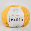 YarnArt Jeans Knitting Yarn, Yellow - 35