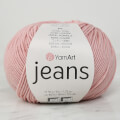 YarnArt Jeans Knitting Yarn, Pinkish White - 83