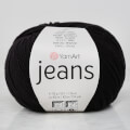 YarnArt Jeans Knitting Yarn, Black - 53