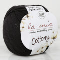 La Mia Cottony Baby Yarn, Black - L021