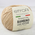 Etrofil Bambino Lux Cotton Yarn, Milky Brown - 70706