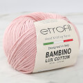 Etrofil Bambino Lux Cotton Yarn, Light Pink - 70327