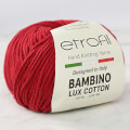 Etrofil Bambino Lux Cotton Yarn, Red - 70330
