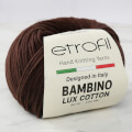 Etrofil Bambino Lux Cotton Yarn, Brown - 70707