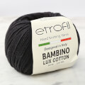 Etrofil Bambino Lux Cotton Yarn, Black - 70093