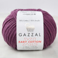 Gazzal Baby Cotton XL Mor Bebek Yünü - 3441XL