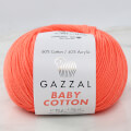 Gazzal Baby Cotton Knitting Yarn, Orange - 3459