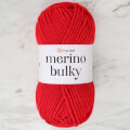 YarnArt Merino Bulky Yarn, Red - 156