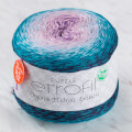 Etrofil Puzzle Cake Yarn, Turquoise-Purple - PZ001