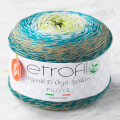 Etrofil Puzzle Cake Yarn, Green-Turquoise - PZ005