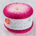 Etrofil Puzzle Cake Yarn, Fuchsia-Pink-Cream- PZ008