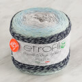 Etrofil Puzzle Cake Yarn, Navy-Blue-White - PZ013