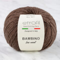 Etrofil Bambino Lux Wool Kahverengi El Örgü İpliği - 70701