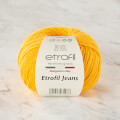 Etrofil Jeans Sarı El Örgü İpi - 006