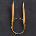 Addi Olive Wood 9 mm 60 cm Zeytin Ağacı Misinalı Örgü Şişi - 575-7