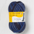 SMC Regia 4-Ply 50gr Color Sock Yarn, Multi Blue - 9801281-02265