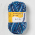 SMC Regia 4-Ply 50gr Color Sock Yarn, Multi Blue - 9801281-07388