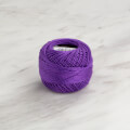 Domino Cotton Perle Size 8 Embroidery Thread (8 g), Purple - 4598008-00111