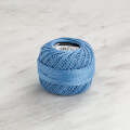 Domino Cotton Perle Size 8 Embroidery Thread (8 g), Blue - 4598008-00145