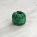 Domino Cotton Perle Size 8 Embroidery Thread (8 g), Green - 4598008-00217