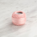 Domino Cotton Perle Size 8 Embroidery Thread (8 g), Light Pink - 4598008-01020