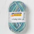 SMC Regia 4-Ply 50gr Color Sock Yarn, Multi Blue - 9801281-07202