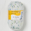 SMC Regia 4-Ply 50gr Color Sock Yarn, Multi White - 9801281-01400