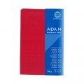RTO Baltic 39 x 45 cm 14 ct Kırmızı Parça Etamin Kumaşı - AIDA14-954