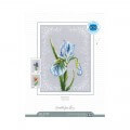 RTO Baltic 15 x 20 cm Beyaz Süsen Çiçeği Desenli Etamin Kiti - C154