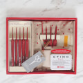 Tulip Etimo Red Crochet Hook with Cushion Grip Set