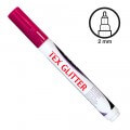 Ki-Sign Glitter Parlak Kırmızı Tekstil Kalemi - FTEXG420