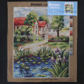 Orchidea 40x50 cm Landscape With Irises And Waterlilies Printed Gobelin 2392M