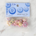 Dress It Up Creative Button Assortment, Whooo Loves You - 9391