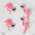 Dress It Up Pembe Flamingolar Dekoratif Düğme - 10407